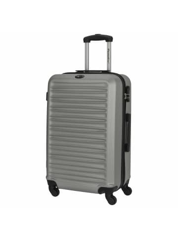 Paradise by CHECK.IN Havanna - 4-Rollen-Trolley 67 cm (rot) in silber