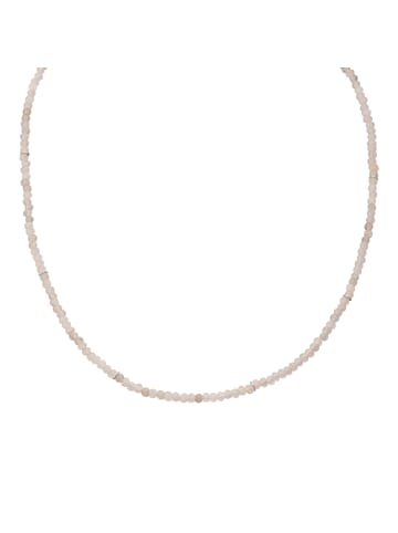 Glanzstücke München Kette aus Sterling Silber mit Chalcedon in weiß