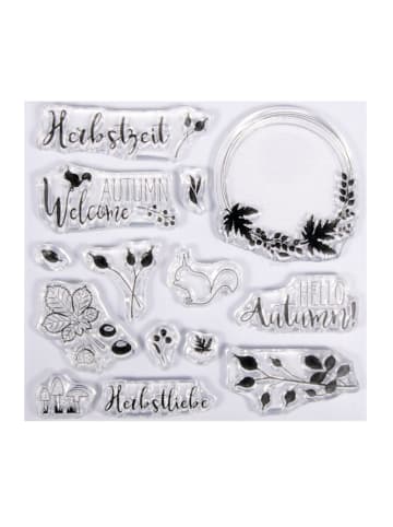 Rayher Clear Stamps - Herbstwald in farblos