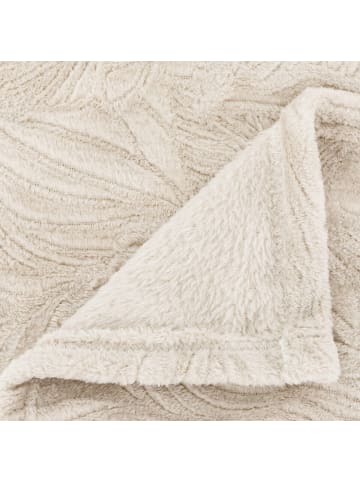 Atmosphera Créateur d'intérieur Kuscheldecke in beige