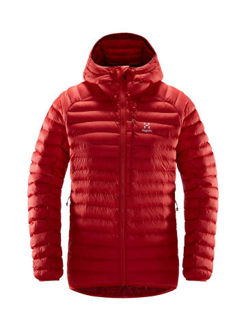 Haglöfs Steppjacke Essens Mimic Hood in Hibiscus Red/Brick Red