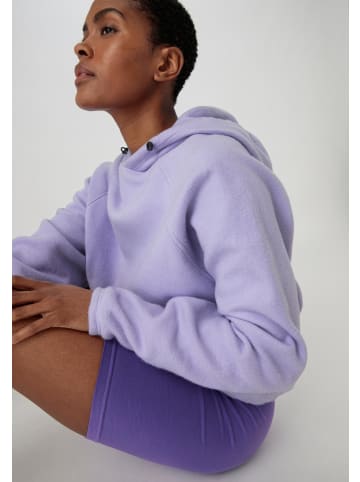 Hessnatur Softfleece Hoodie in hellviolett