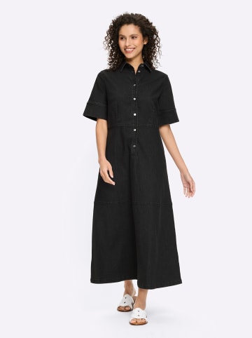 Heine Jeanskleid in black denim