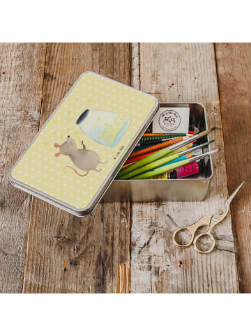 Mr. & Mrs. Panda Keksdose Maus Sterne ohne Spruch in Gelb Pastell