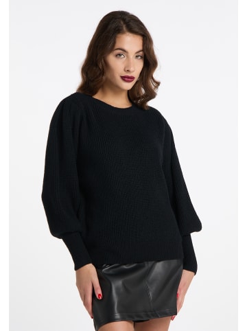 faina Damen Strickpullover in schwarz