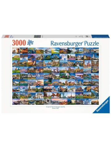 Ravensburger Puzzle 3.000 Teile 99 Beautiful Places in Europe 12-99 Jahre in bunt