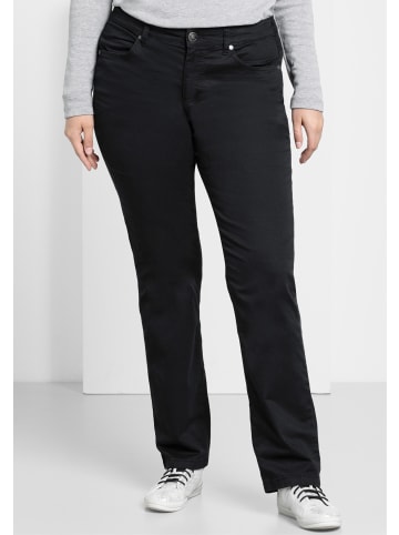 sheego Stretch-Hose in schwarz