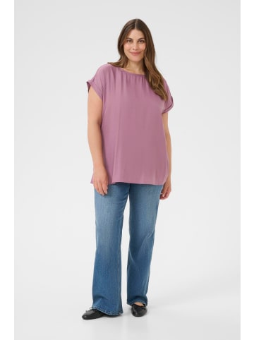 KAFFE curve Langarm-Bluse KCmilia Regular fit in Tulipwood