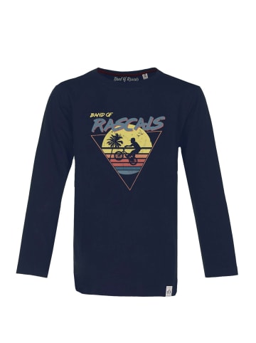 Band of Rascals Longsleeve " Sunset " in blau