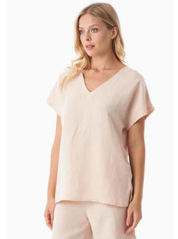 Organication Bluse "WOR17230" in Zartbeige