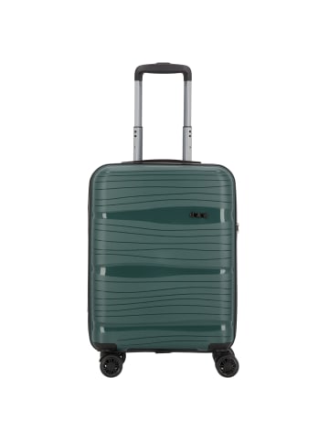 D&N Travel Line 4300 4 Rollen Kabinentrolley S 55 cm in dark green