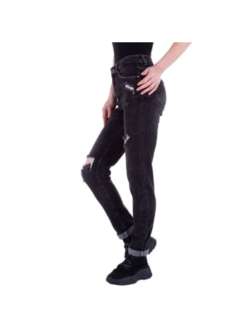 Ital-Design Jeans in Schwarz