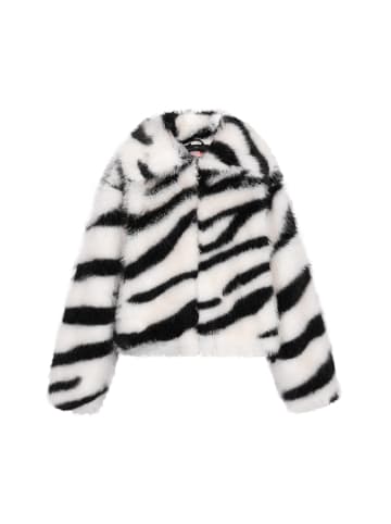 myMo ROCKS Jacket in Weiss Schwarz