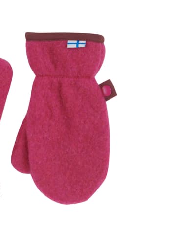 finkid Finkid Nupujussi Wool Raspberry/Sable Fäustlinge aus Wolle S (1-3 Jahre)