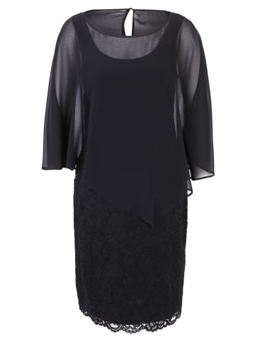 Vera Mont Cocktailkleid mit Spitze in Schwarz