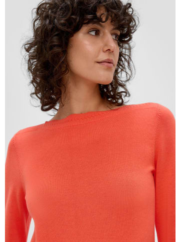 s.Oliver Strickpullover langarm in Orange