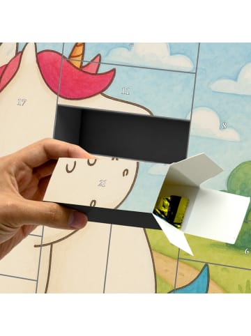 Mr. & Mrs. Panda Adventskalender Einhorn Mitteilung Design ohne ... in Weiß