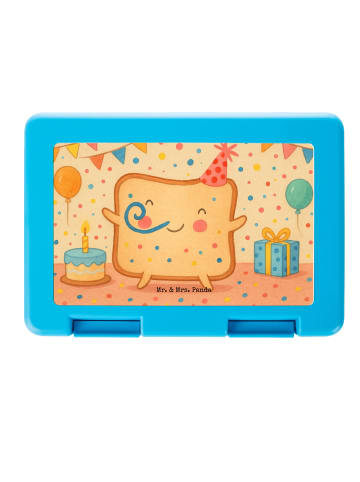 Mr. & Mrs. Panda Brotdose Toast Party Design ohne Spruch in Weiß