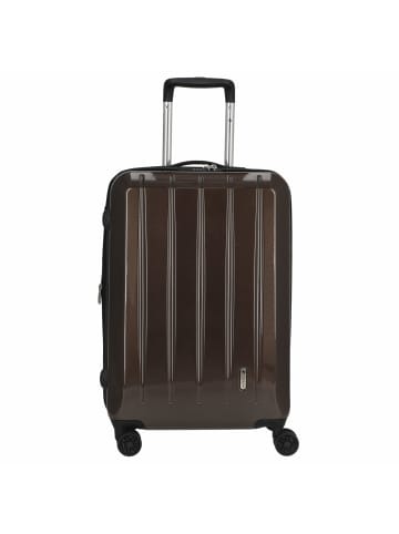 Check.In London 2.0 - 4-Rollen-Trolley 67 cm (orange) in carbon champagner