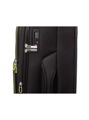 Franky Koffer Gr. M Reisegepäck T27-F Spinner 65er mit Dehnfalte in multicolor/black