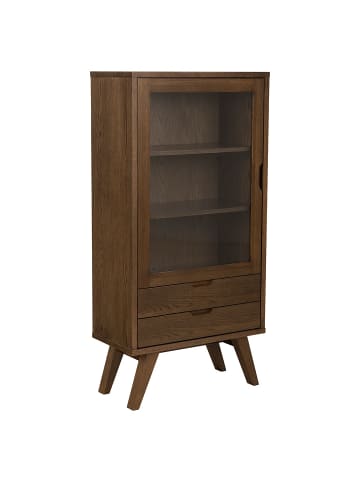 ebuy24 Vitrinenschrank A-Line Grau 72 x 36 cm