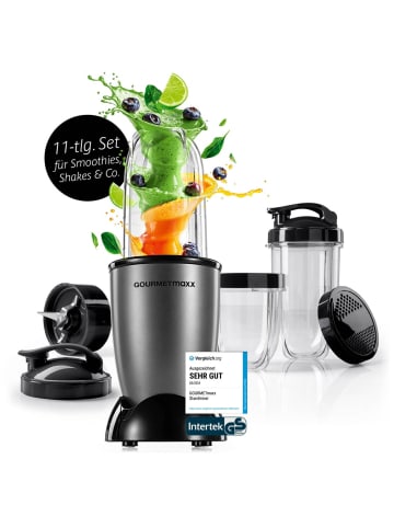 Gourmetmaxx GOURMETmaxx Mr. Magic Power 400 Pro mit Zubehörset L - Shakes, Smoothies & Co.