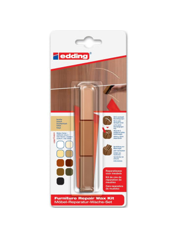 edding Möbel-Reparaturwachs edding 8901 Blisterverpackung buche