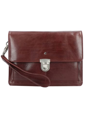 Esquire Toscana Handgelenktasche Leder 24,5 cm coffee
