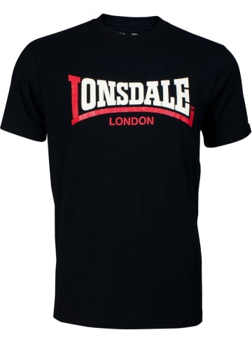 Lonsdale T-Shirt "Two Tone" in Schwarz