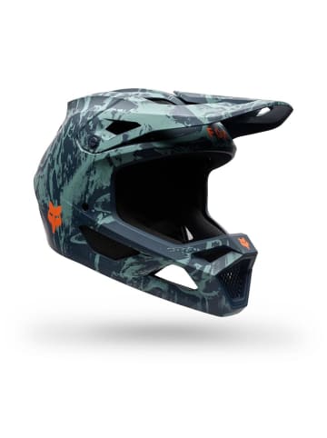 BASIL FOX Rampage Image Print Fullface-TB-Helm Arctic Blue  57-58