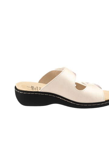 Belvida Pantolette in beige-bedruckt
