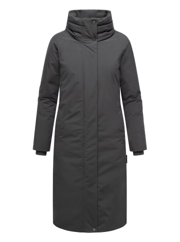 Navahoo Wintermantel Traumblüte 14 in Anthracite