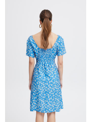 b. young BYIBANO SHORT DRESS 2 - LIGHT WOVEN Regular fit in Palace Blue Flowers Mix