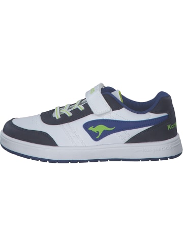 Kangaroos Slipper in dk. navy/lime