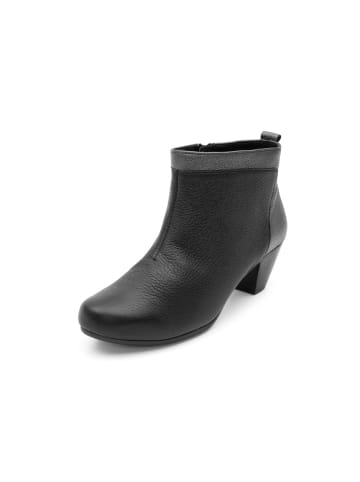 VITAFORM Hirschleder Stiefeletten in schwarz