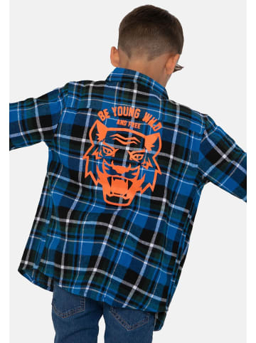 Threadbare Hemd Amit in Blue_Check