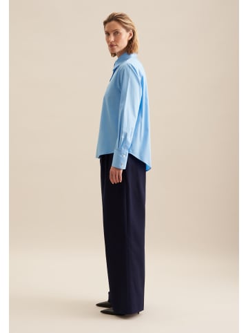 Seidensticker Hemdbluse Regular in Mittelblau