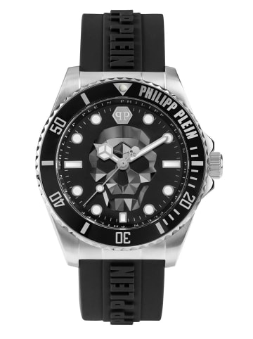 Philipp Plein Philipp Plein Herrenuhr The $kull Diver in schwarz