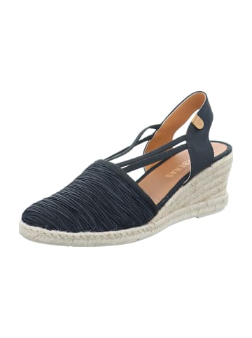 Verbenas Keilsandaletten in Schwarz