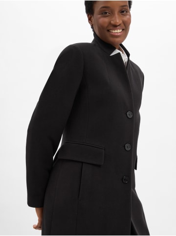 comma Mantel in schwarz