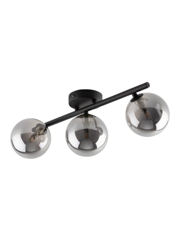 Licht-Erlebnisse Deckenlampe (B)23 x (L)47 x (H)17 cm in Schwarz Graphit