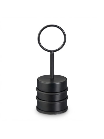 relaxdays 2 x Türstopper in Schwarz - (H)20 x Ø7 cm