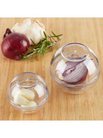 relaxdays 6 x Frischhaltekugeln in Transparent