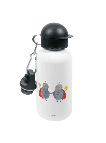 Mr. & Mrs. Panda Kindertrinkflasche Sternzeichen Zwilling ohne S... in Weiß