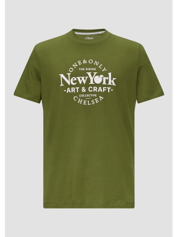 s.Oliver T-Shirt in 77D3_guacamole