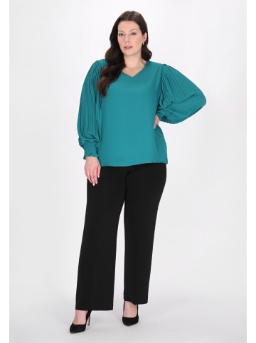 Usha Women Plus Size Blouse in green