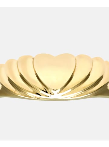 Diamant L'éternel Ring aus 375 Gelbgold Herz-Design
