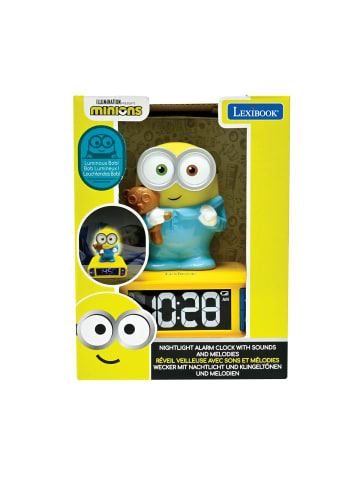 LEXIBOOK® Minions 3D-Nachtlicht-Wecker mit Soundeffekten