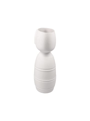 Goebel Vase "Caro" Studio 8 Vultus 22 cm weiß in weiß