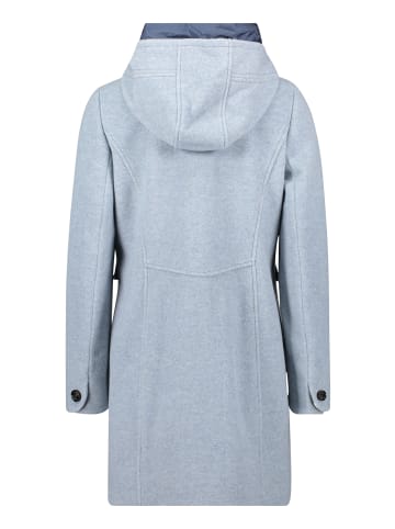Gil Bret Wolljacke mit Kapuze in Bright Blue Melange